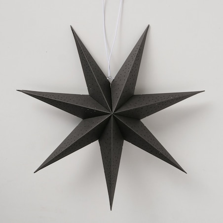 Ozdoba - gwiazda bambusowa Ø 40x8,6 cm SAKANNA czarna