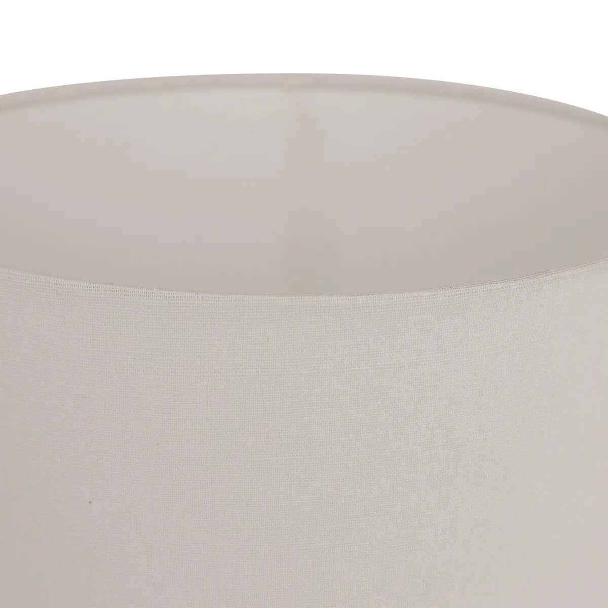 Lampa stołowa z ceramiki i tkaniny Frida biało-czerwona