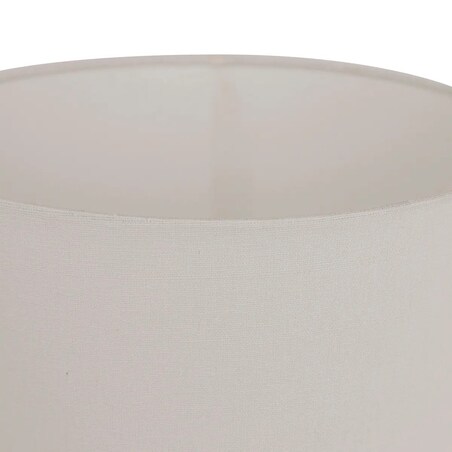 Lampa stołowa z ceramiki i tkaniny Frida biało-czerwona