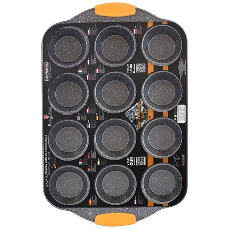 Forma do pieczenia muffinów babeczek x12 BERLINGER HAUS Granit Diamond