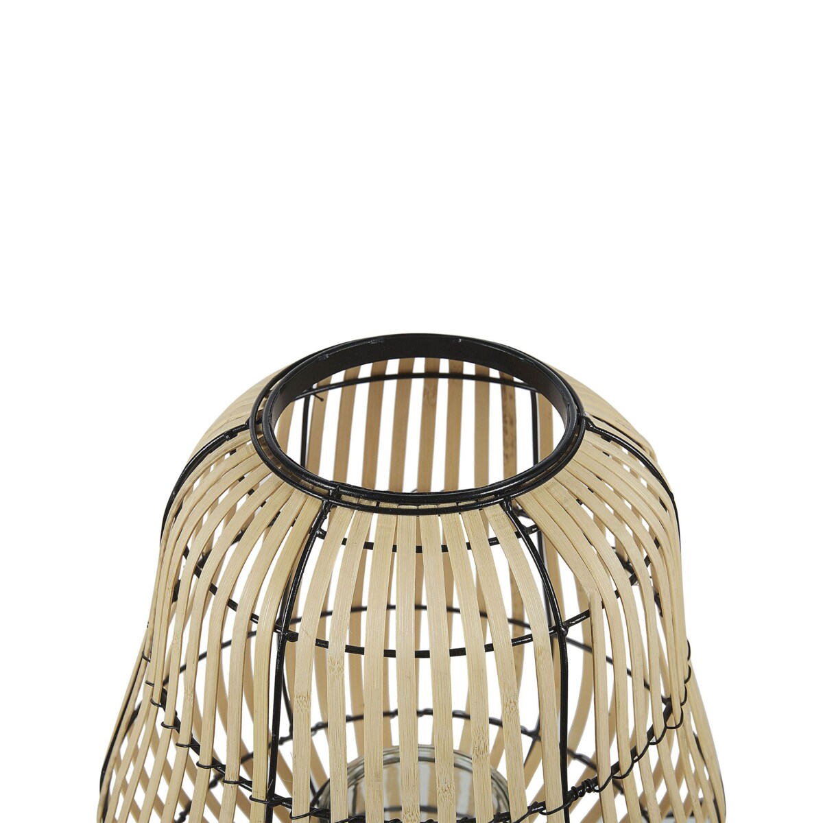 Lampion drewniany 44 cm naturalny BERKNER