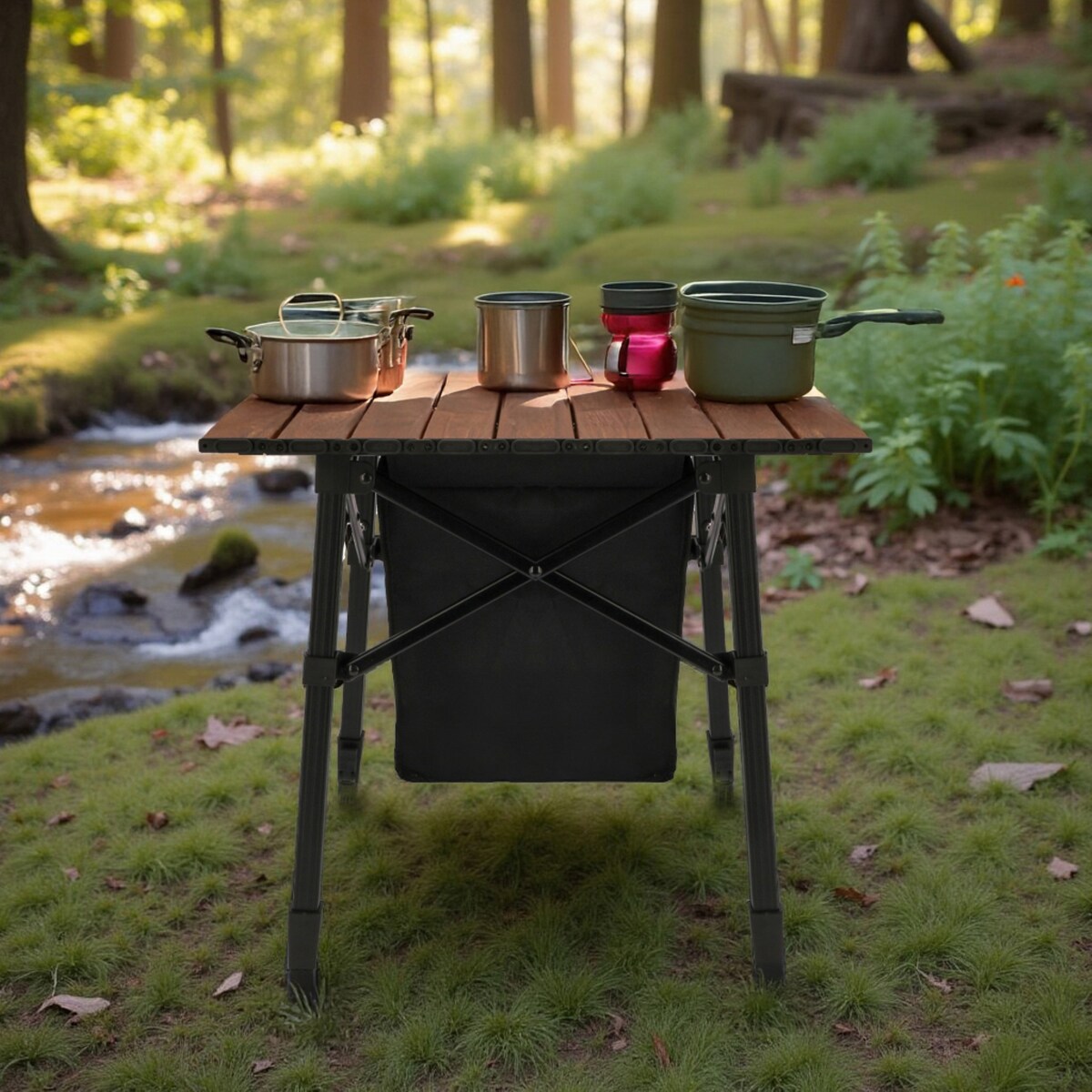Turystyczny stolik JUMI składany kempingowy ogrodowy