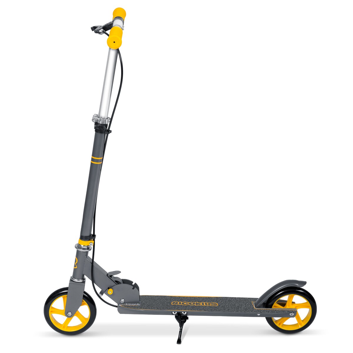 Hulajnoga składana dla dzieci RicoKids Kodi szaro-pomarańczowa