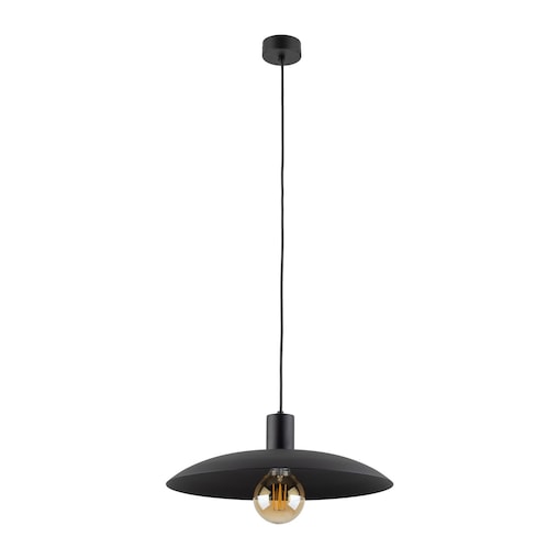 Lampa wisząca TK Lighting ASTRA BLACK 10712 czarna metalowa E27 41 cm do salonu i jadalni