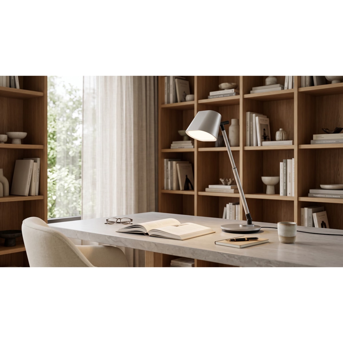 Lampka biurkowa K-BL1527 GRAFIT z serii BOLEK