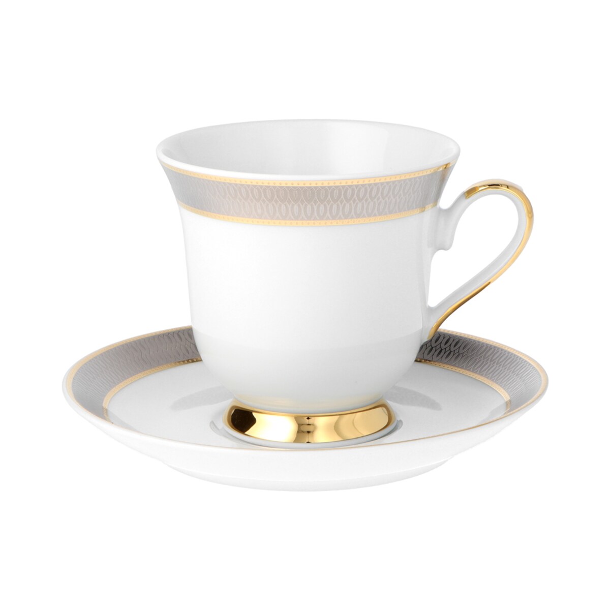 Garnitur do kawy dla 6 osób 18 el. Astra Złota Sepia G672