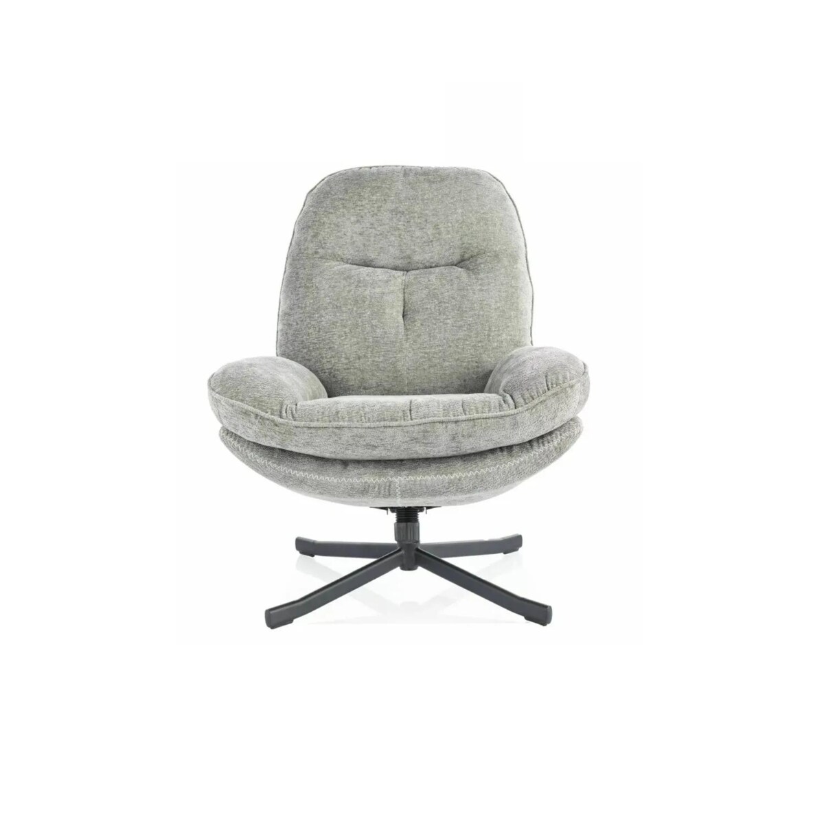 Fotel do salonu HARPER oliwkowy obrotowy