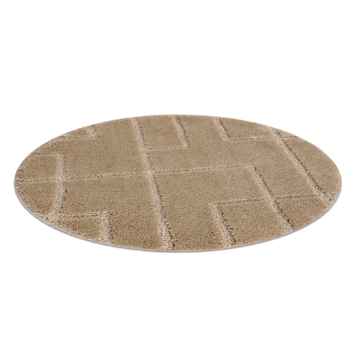 Dywan łazienkowy SUPREME koło LINES linie, koło 67 cm