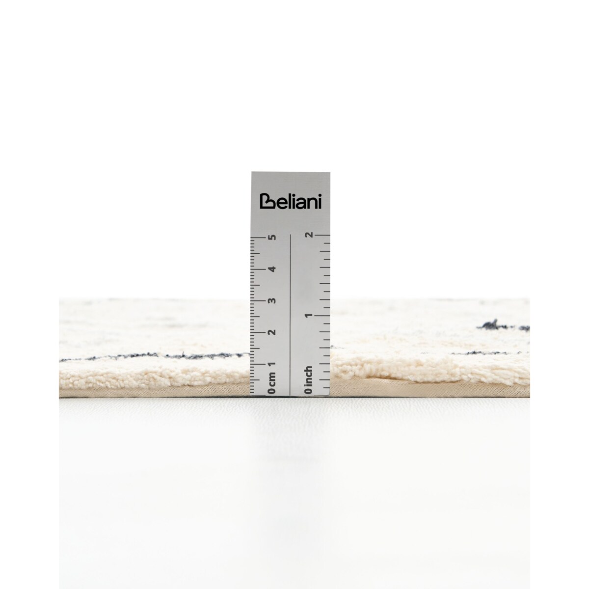 Dywanik łazienkowy UNTLA Jasnobeżowy 60 x 90 cm Bawełna