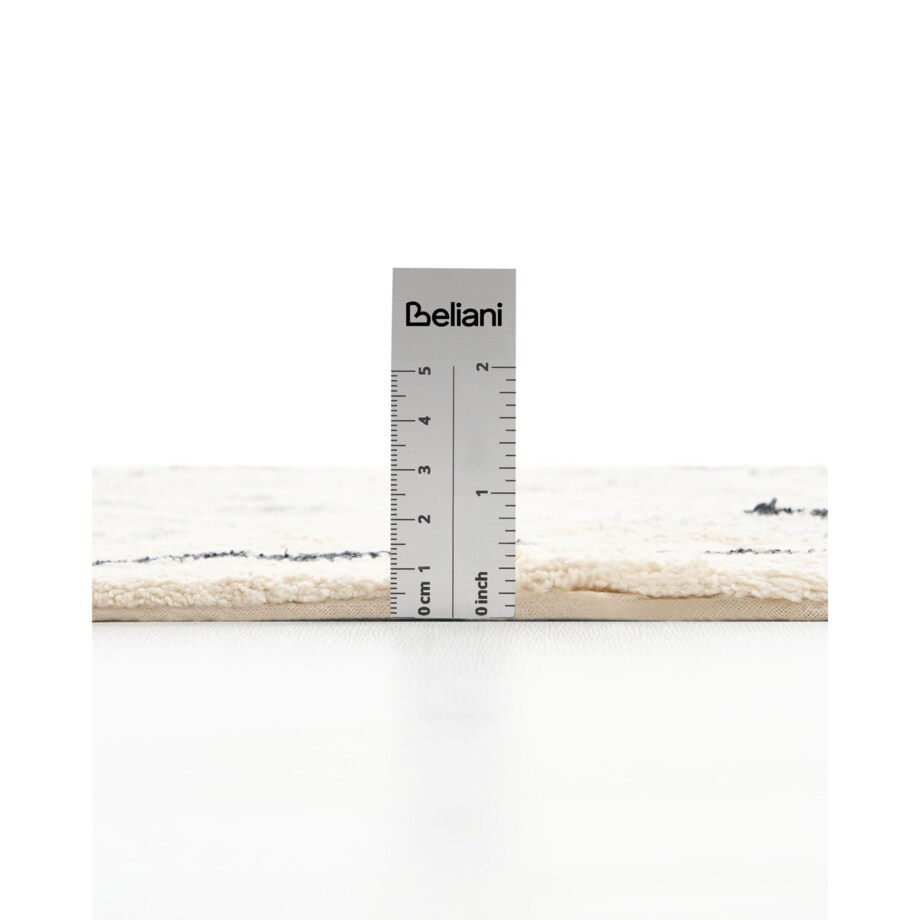 Dywanik łazienkowy UNTLA Jasnobeżowy 60 x 90 cm Bawełna