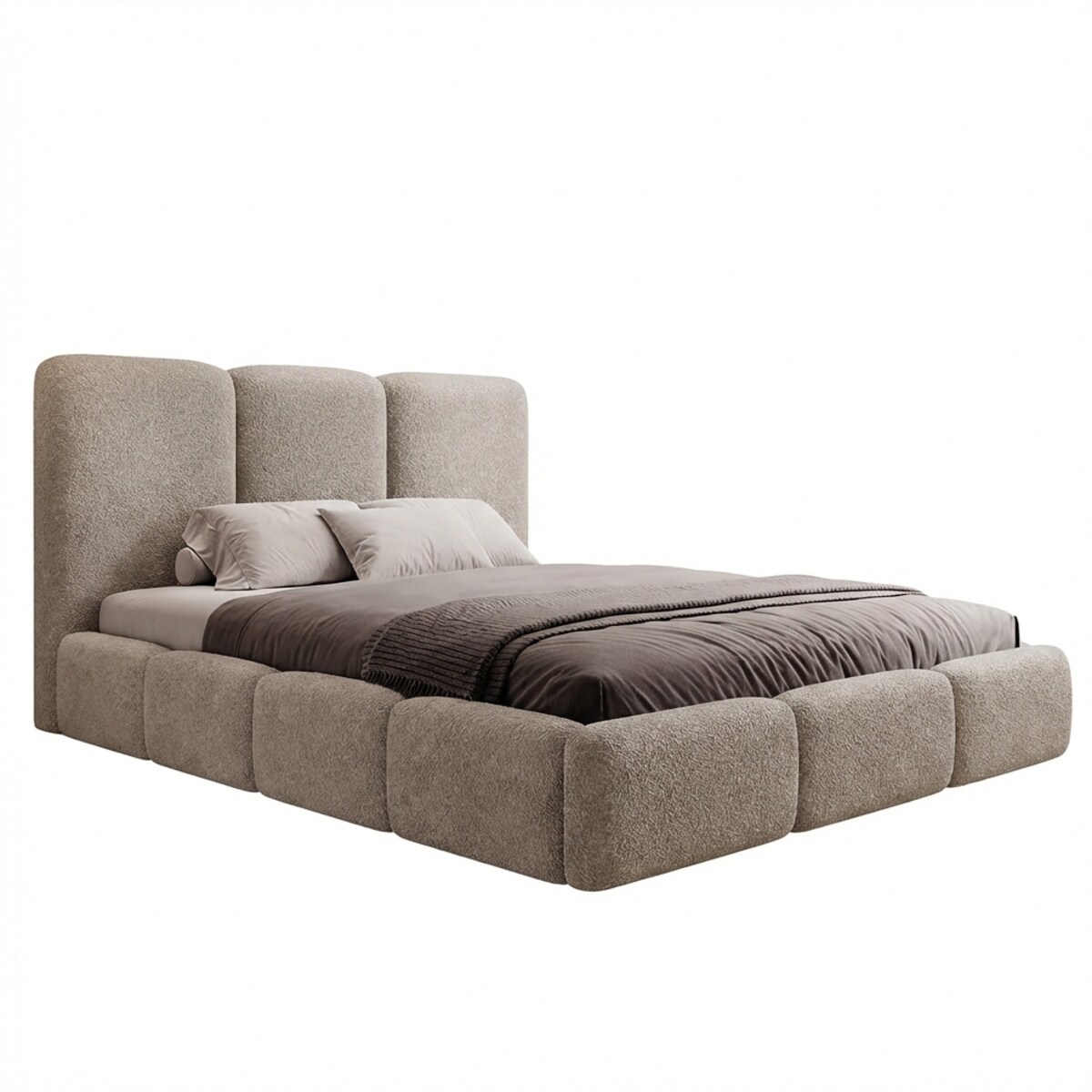 Łóżko Tapicerowane Capri 160X200 Stelaż Pojemnik Na Pościel Abriamo 03