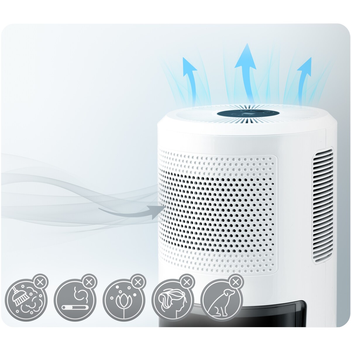 Osuszacz powietrza pochłaniacz wilgoci 60W timer led 353000 Berdsen