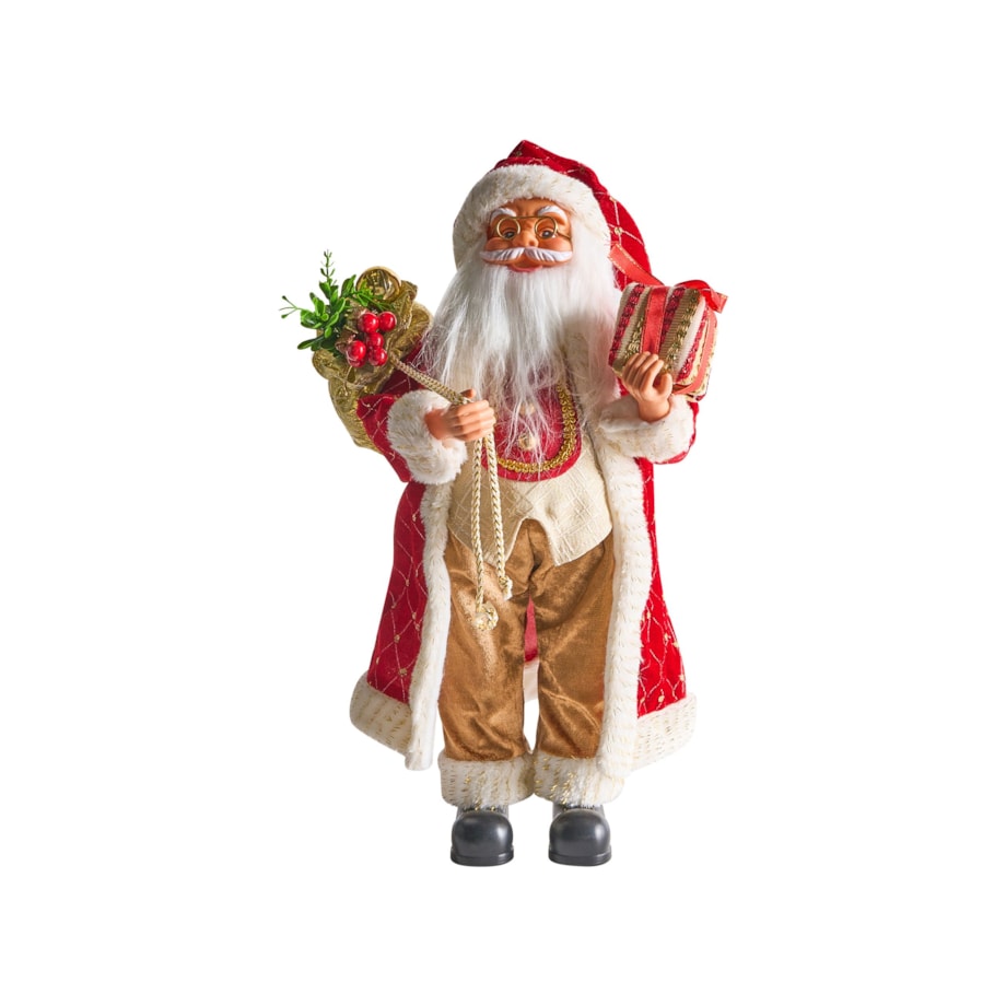 Dekoracja świąteczna RAMVATN Mikołaj 44 cm Czerwony