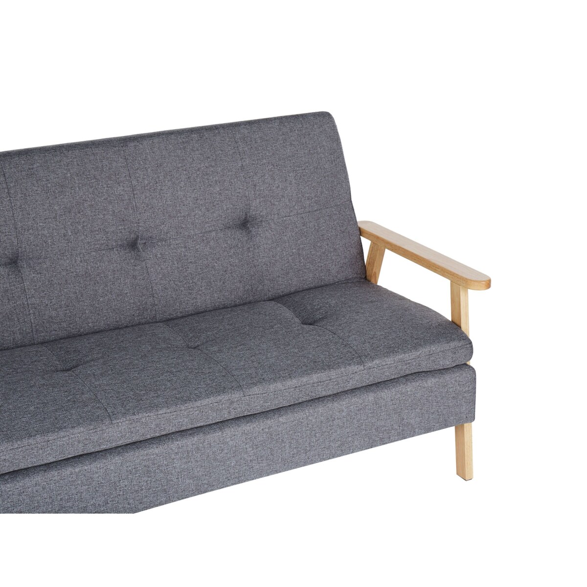 Sofa rozkładana szara TJORN