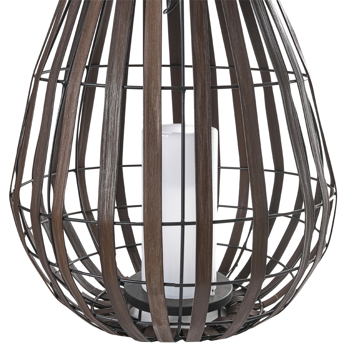 Lampion solarny LUFUPA 61 cm Ciemnobrązowy