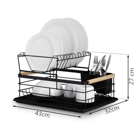 Suszarka do naczyń ociekacz stojąca tacka Massido + dozownik na płyn