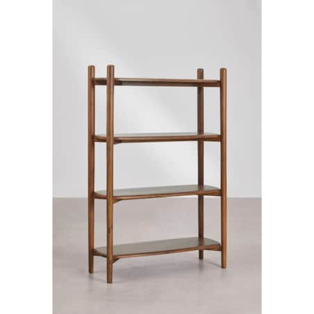 Regał z 4 półkami z drewna mango, 110x170 cm, Gina