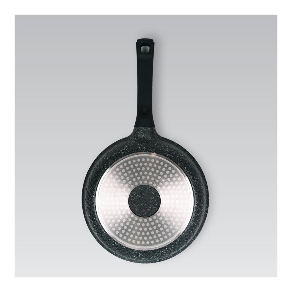 Maestro patelnia z powłoką granitową z pokrywką 24cm MR122524