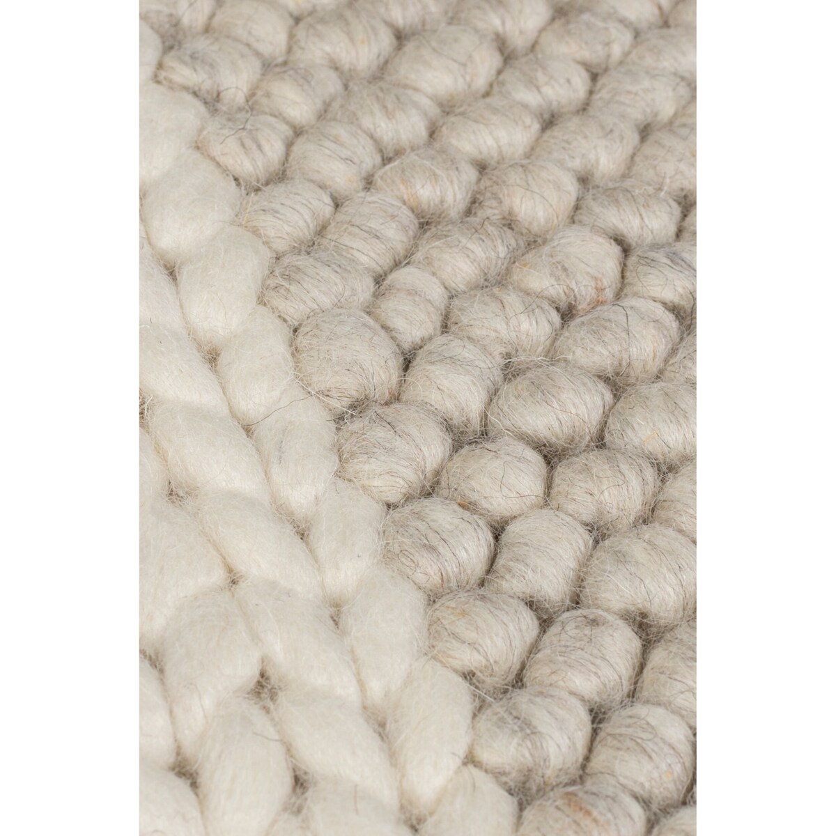 Dywan Wełniany Patchwork Minerals Natural 80x150