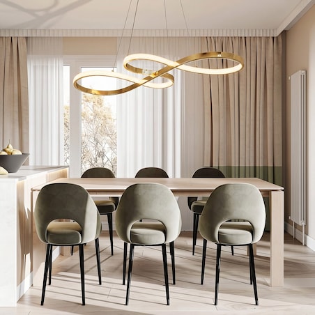 Lampa wisząca Light Prestige Infania złoty LED CCT 3000K/4000K/6000K (regulowana) 1 szt.