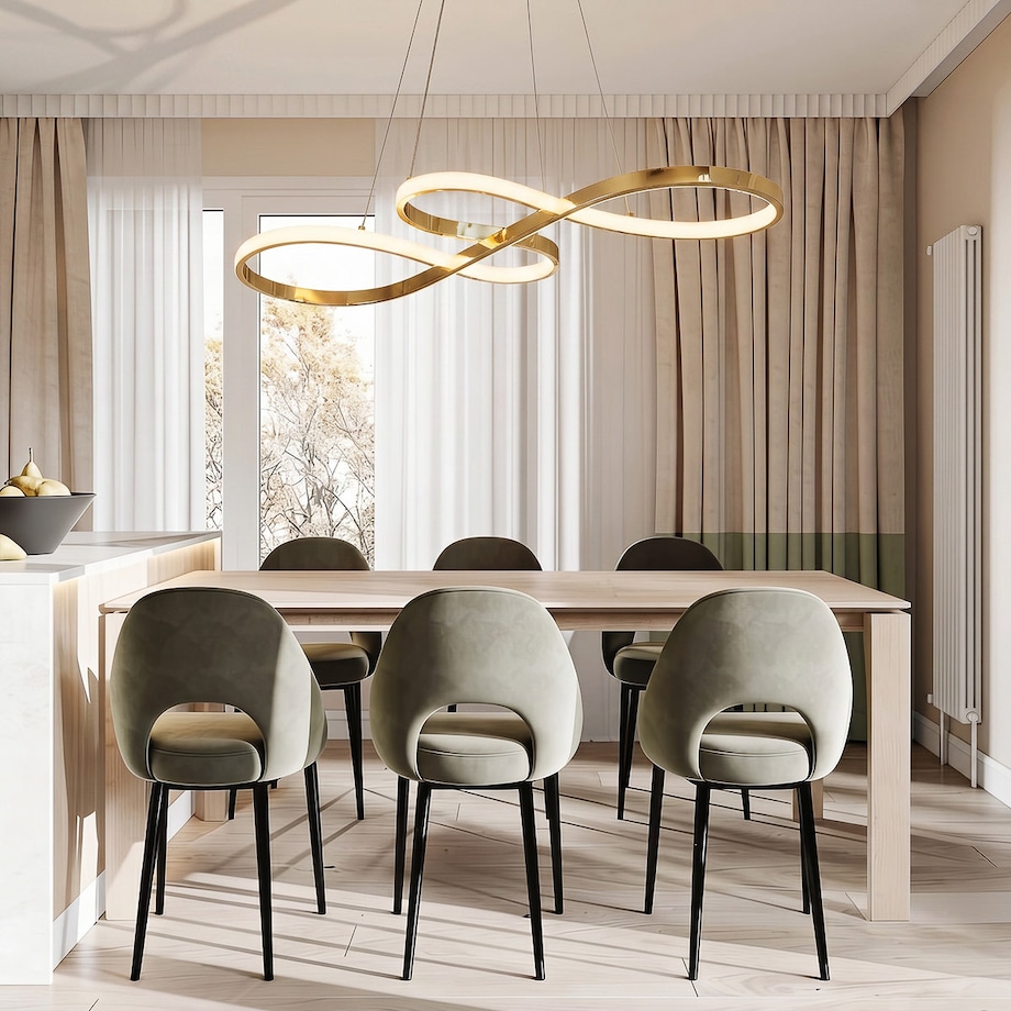 Lampa wisząca Light Prestige Infania złoty LED CCT 3000K/4000K/6000K (regulowana) 1 szt.