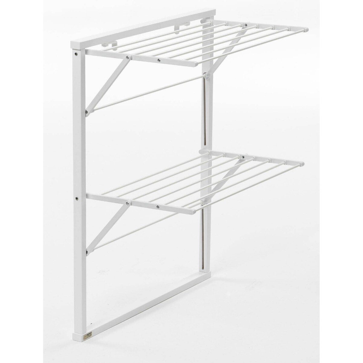ARREDAMENTI KLAUS Suszarka na pranie na kaloryfer - 89 x 68 cm, Biały