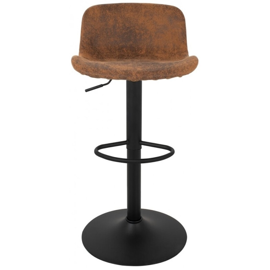 Krzesło regulowane Stor Pu KH010100942 z oparciem brązowe