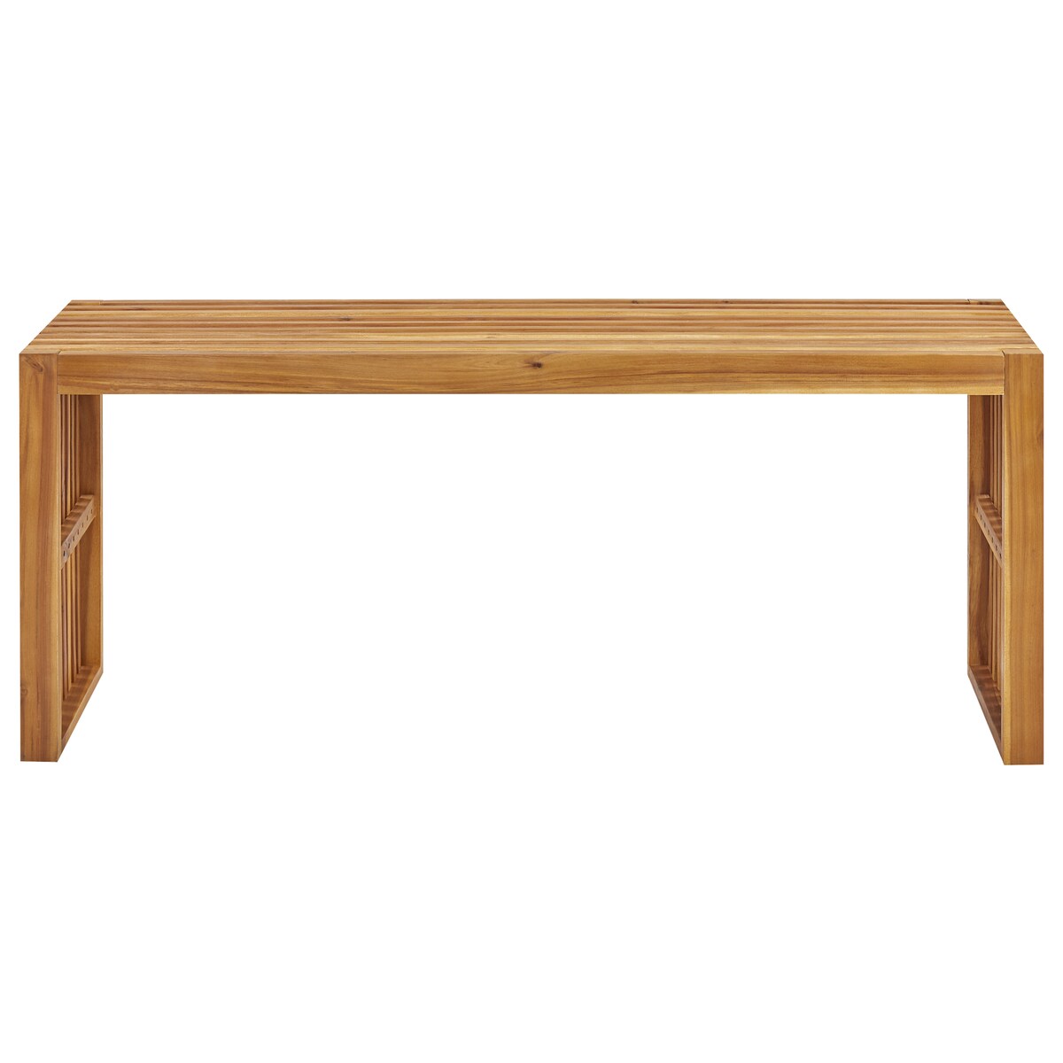 Stolik kawowy ogrodowy BELLANO 150 cm 35 cm Drewno akacjowe Brązowy