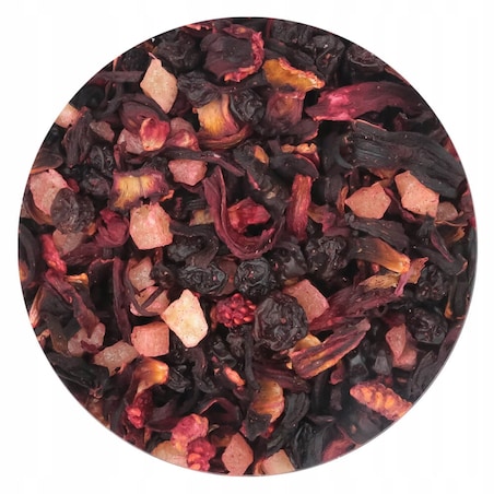 Herbata owocowa sypana MALINA o mocno malinowym smaku PREMIUM Cup&You - herbata liściasta sypana mieszanka napar susz - gotowa na prezent upominek