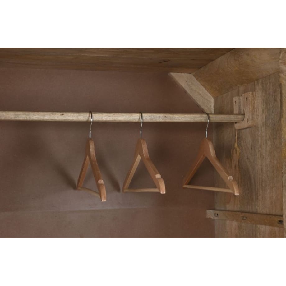 Komoda Szafa drewniano-rattanowa 190x100x55 cm VIVI - IV