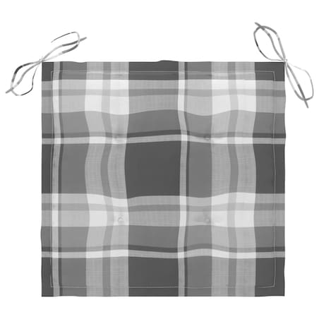 vidaXL Krzesła ogrodowe z poduszkami, 2 szt., drewno akacjowe i stal