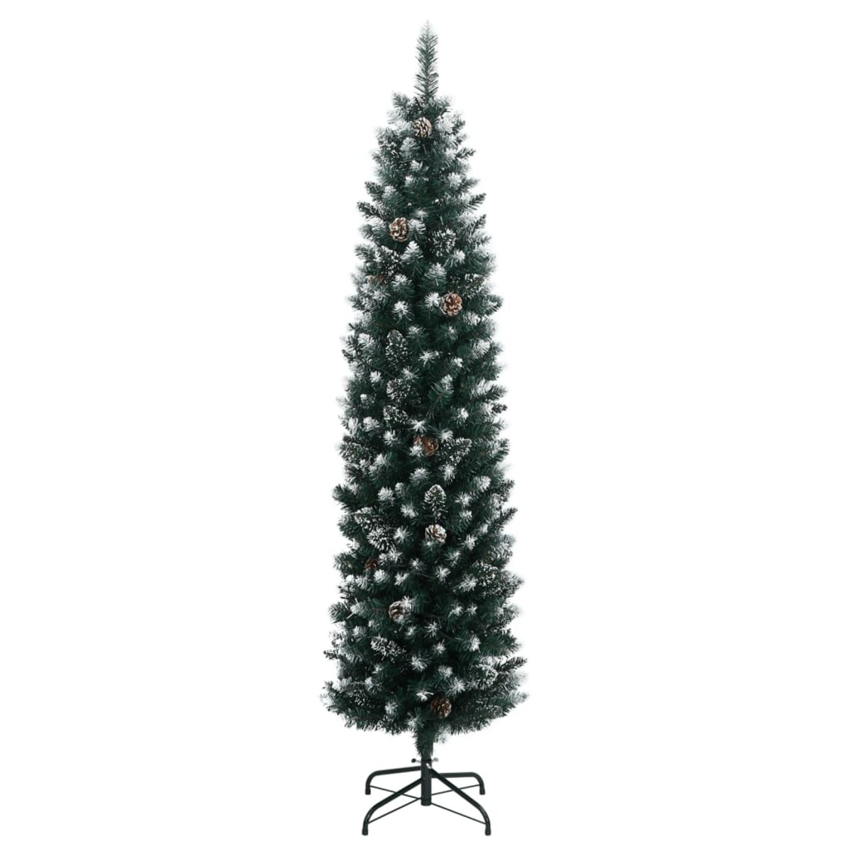 vidaXL Sztuczna, smukła choinka, 300 LED, 210 cm