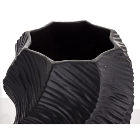 Wazon porcelanowy 35,5x17x12 cm TWISTER czarny