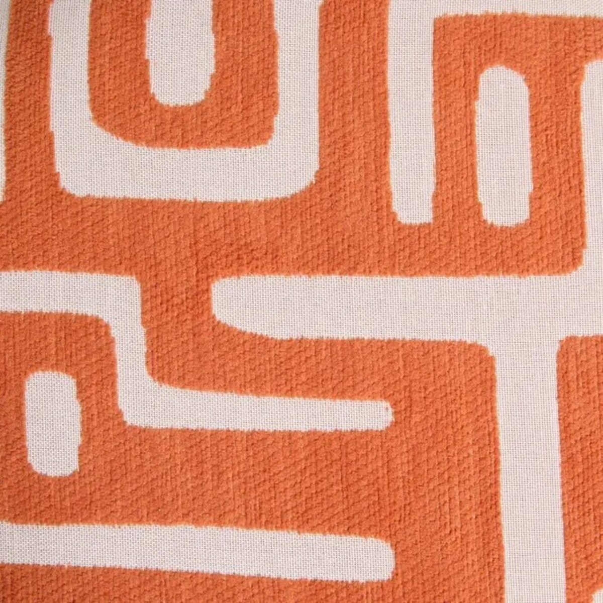 Pufa, podnóżek, 30x36 cm, pomarańczowa, Delor