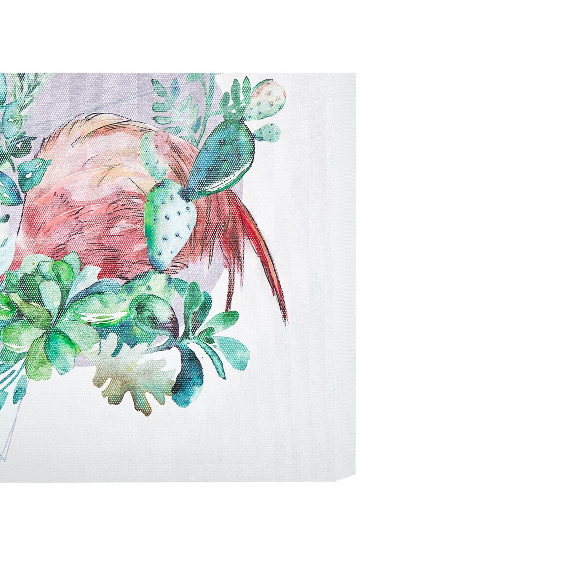 Zestaw 3 obrazów na płótnie zwierzęta 30 x 30 cm kolorowy MENAKA