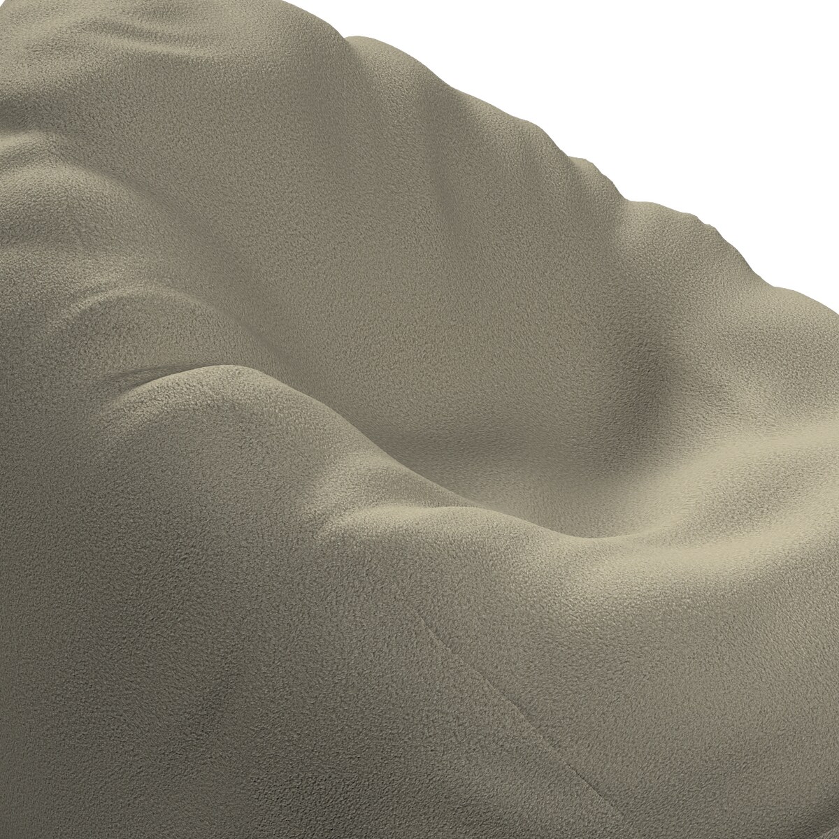 Worek do siedzenia Bowli, ciemny beż, Ø60 x 105 cm, Boucle