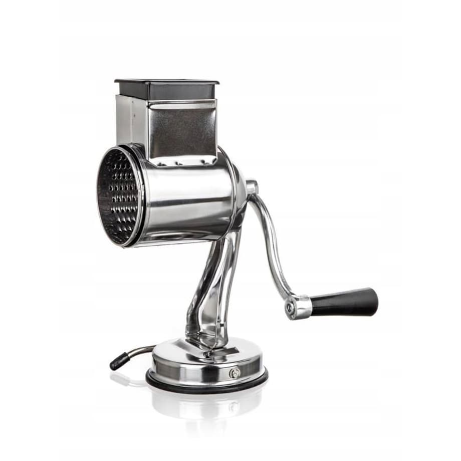 MŁYNEK RĘCZNY do mielenia orzechów bakalii bułki na prezent z przyssawką