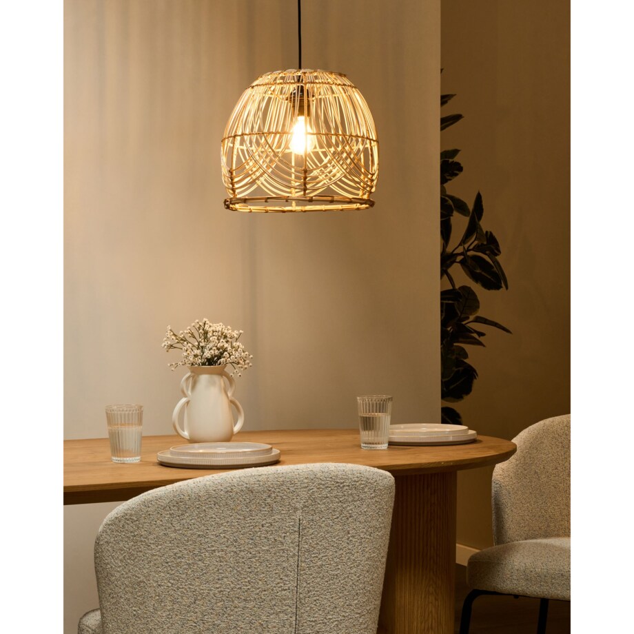 Lampa wisząca POSTRERO Rattan Naturalny