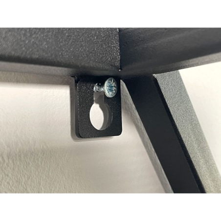 Półka loft hexagon dębowa 60cm 3d