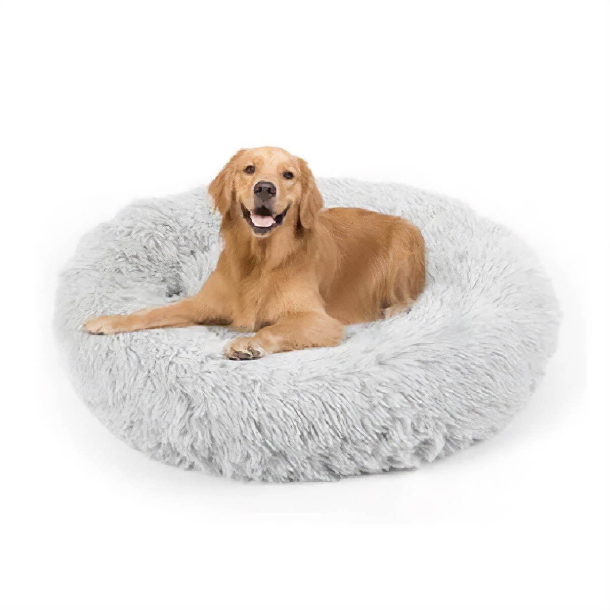 PLUSZOWE OKRĄGŁE LEGOWISKO kojec DLA PSA KOTA poduszka posłanie 80x80