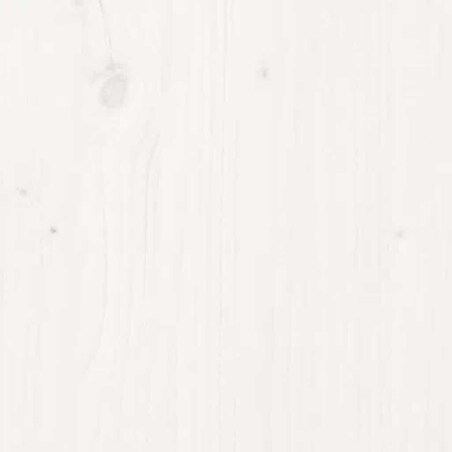 vidaXL Toaletka, biała, 95x50x134 cm, lite drewno sosnowe