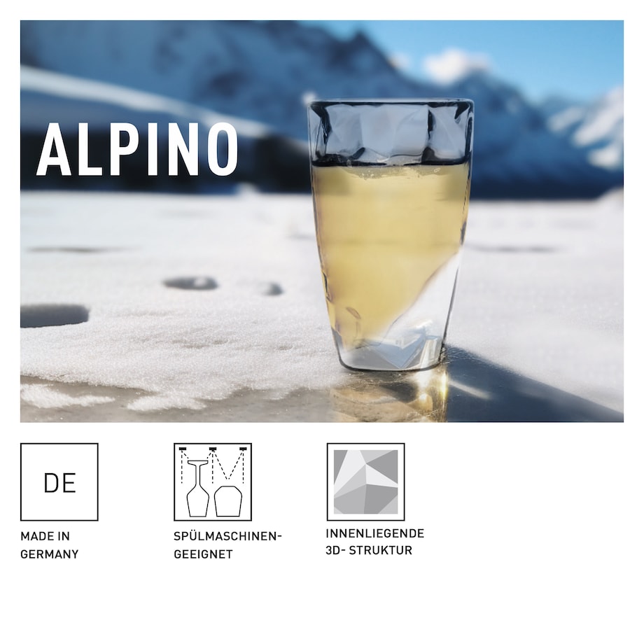 Zestaw 2 szklanek  do schnappsa lub espresso Ritzenhoff Alpino, Ritzenhoff Design Team
