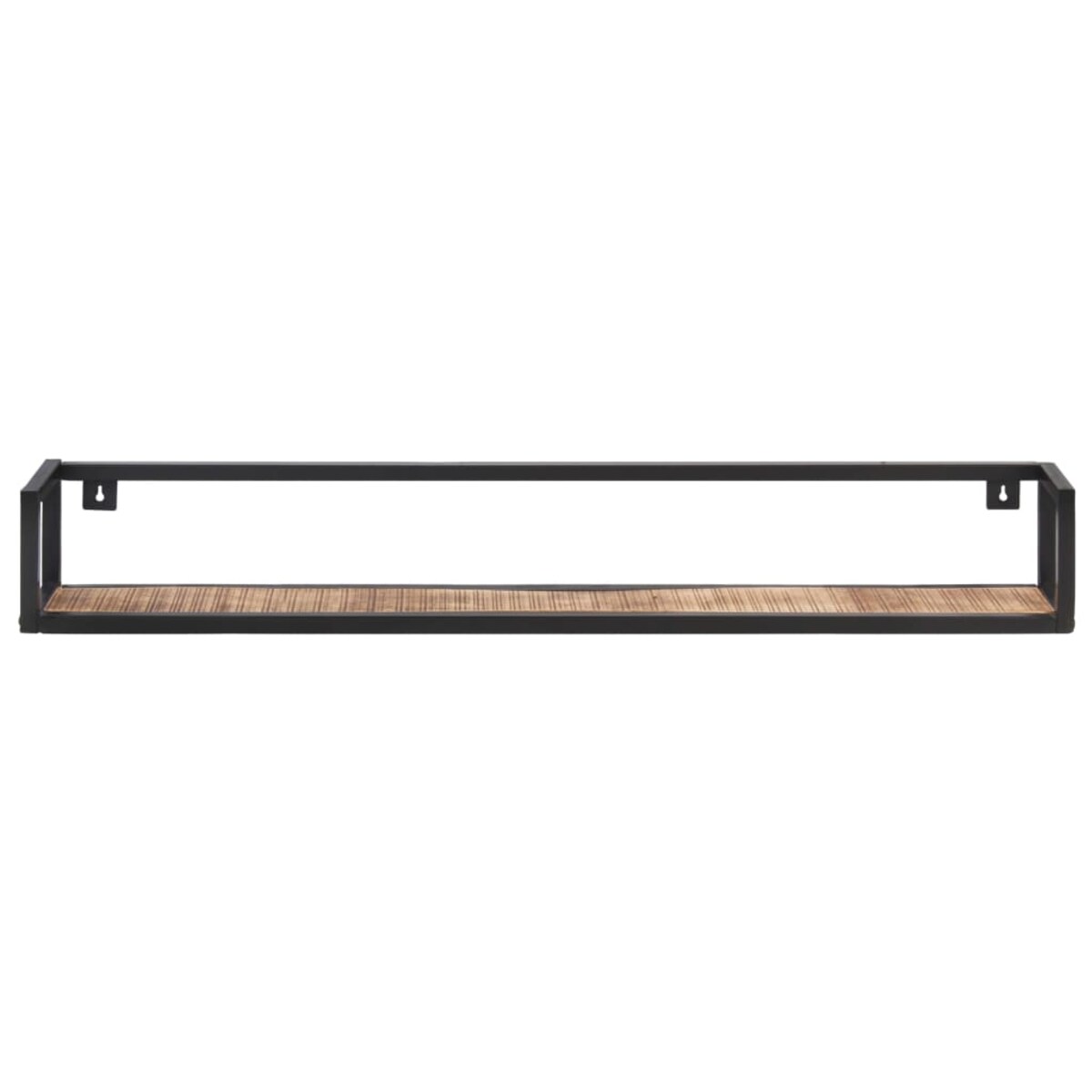 vidaXL Półki ścienne, 2 szt., 120 cm, surowe drewno mango