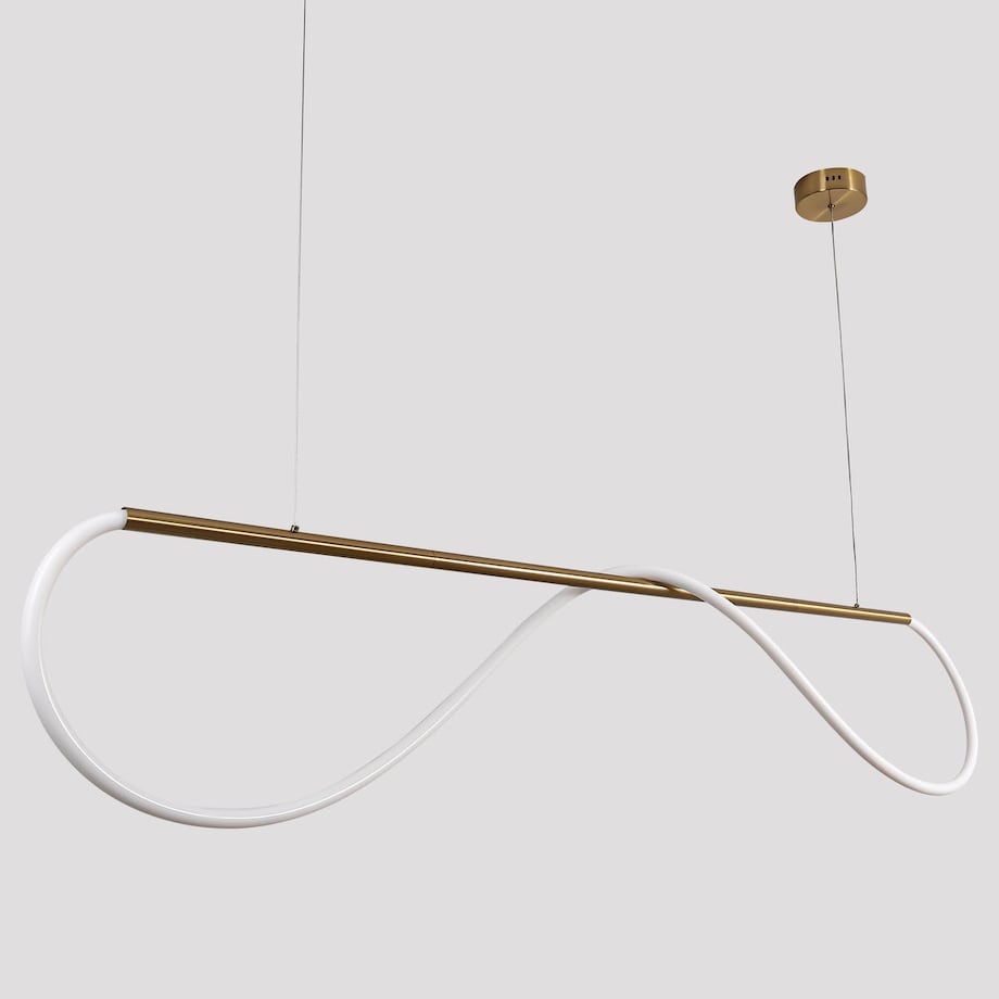 Lampa sufitowa wisząca Light Prestige Meleca złoty LED CCT 3000K/4000K/6000K (regulowana) 1 szt.