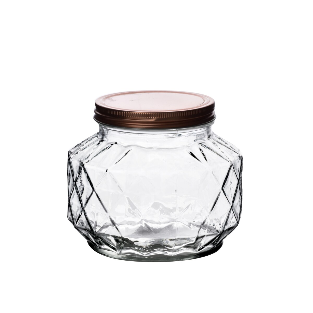 BASIC KITCHEN Słój diamentowy 1,7L 11x1 6xh14cm