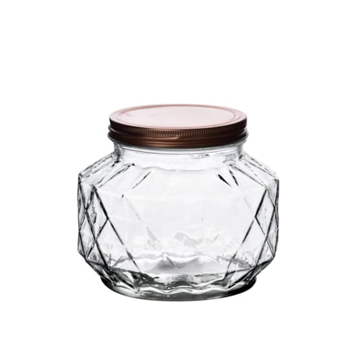 BASIC KITCHEN Słój diamentowy 1,7L 11x1 6xh14cm