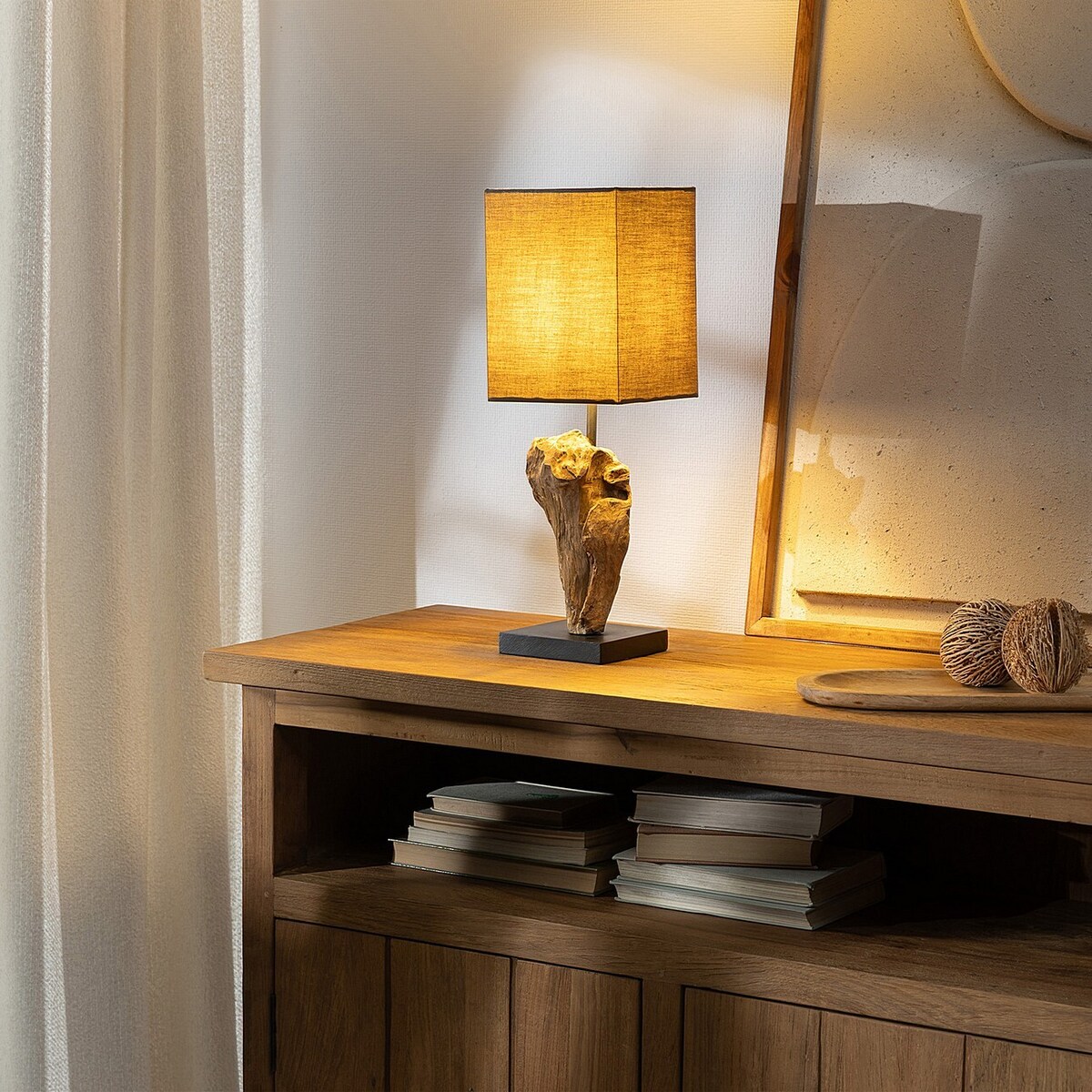 Lampa stołowa Galla 44 cm, 15x15x44 cm