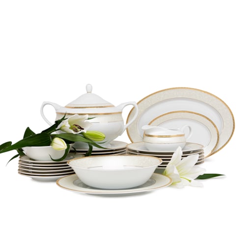 Serwis obiadowy 6os. (25el.) AGAWA GOLD