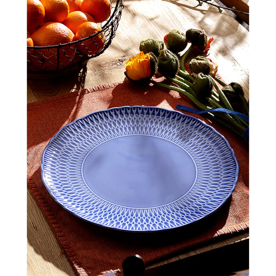 Talerz płytki 21 cm Sofia Szafirowa LB03