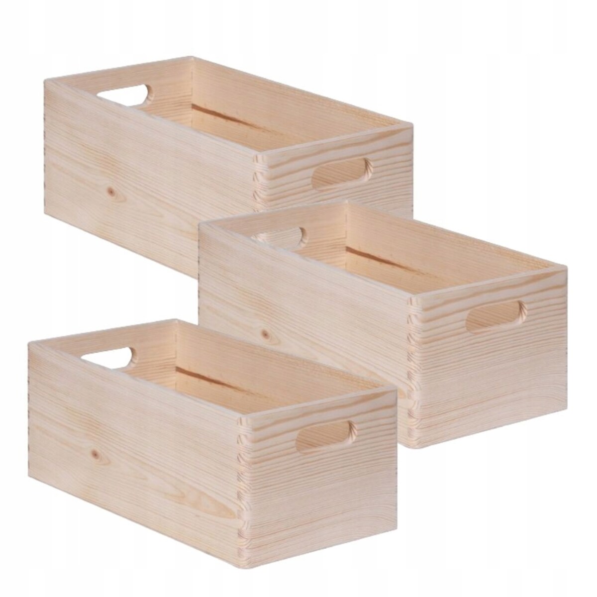 Pudełko Skrzynka Organizer do Szafy Dziecięcej CERTYFIKOWANE 30x20cm 3 szt.